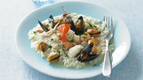 Risotto alla pescatora cremoso, senza errori